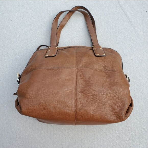 Michael Kors Large Pebbled Leather Satchel Purse Shoulder Bag - Picture 2 of 13